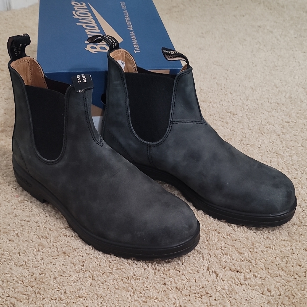 Blundstone Men's Charcoal Chelsea Boots